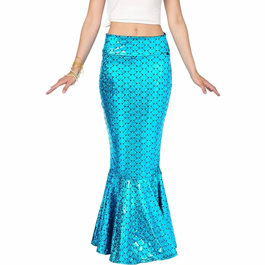 Adult Mermaid Tail Skirt Halloween Costume