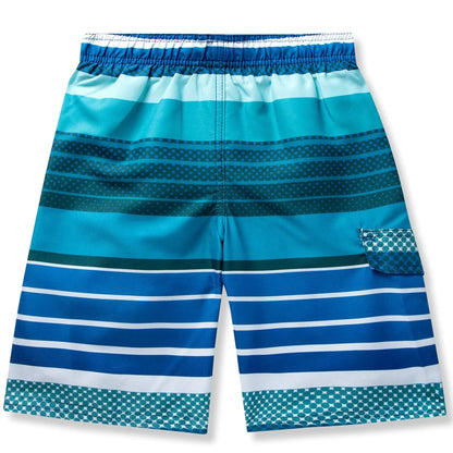 Boys Quick Dry Drawstring Swimming Trunks -1416