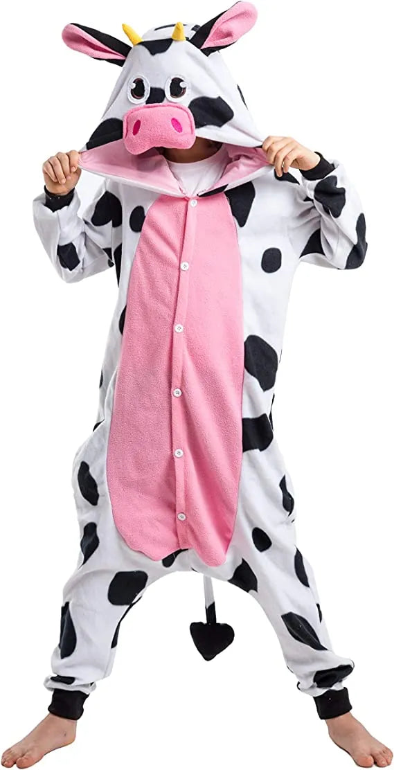 Childs Cow Pajamas Halloween Costume