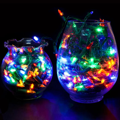 100 LED Multicolor Christmas String Lights 26.25ft