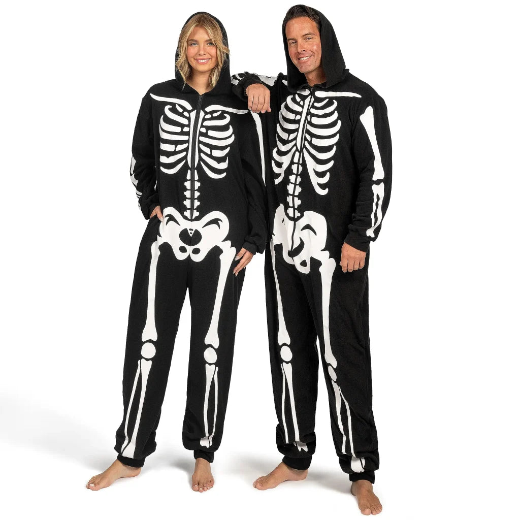 Adult Glow in the Dark Skeleton Halloween Costume