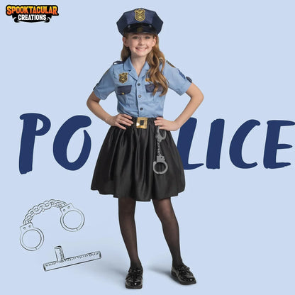 Girls Police Officer Costume