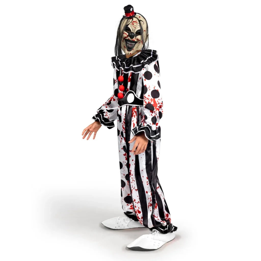 Boys Clown Costume, Killer Clown Costume, Horror Slasher Clown Costume