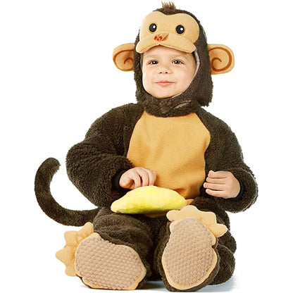 Baby Monkey Halloween Costume Set