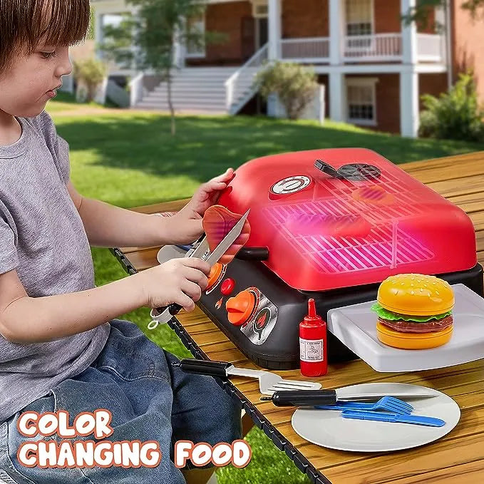 Kids 2pcs Barbecue Grill Playset