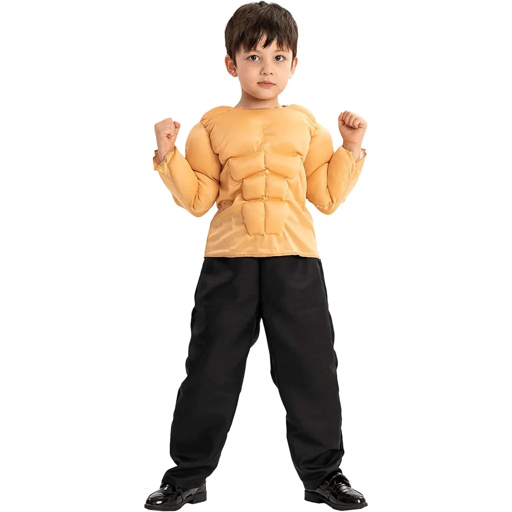 Child Boy Body Builder Halloween Costume