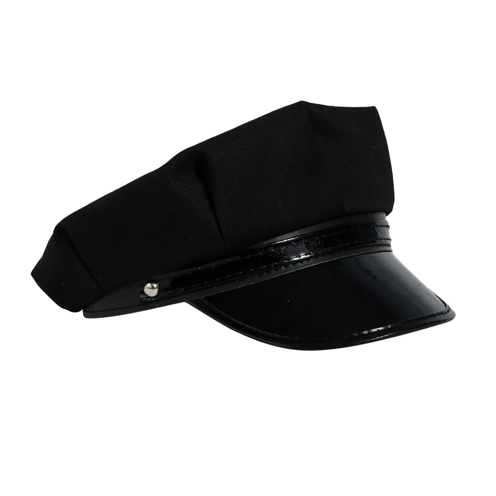 Universal Black Chauffeur Hat for Adults