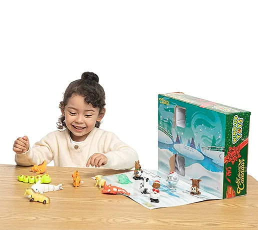 24 Days Kids Wind up Toys Advent Calendar