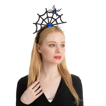 3Pcs Spider Web Headbands Cosplay