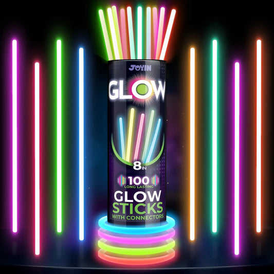 200Pcs Glow sticks 8in