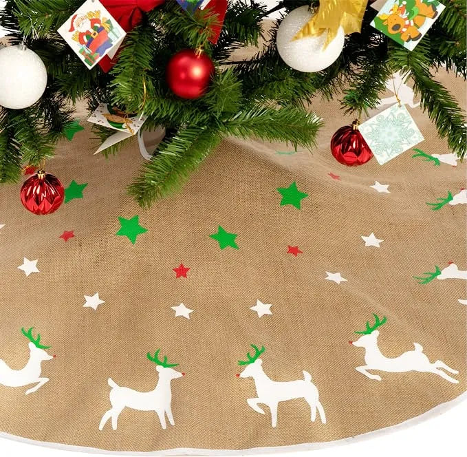 Reindeer Christmas Tree Skirt 36in