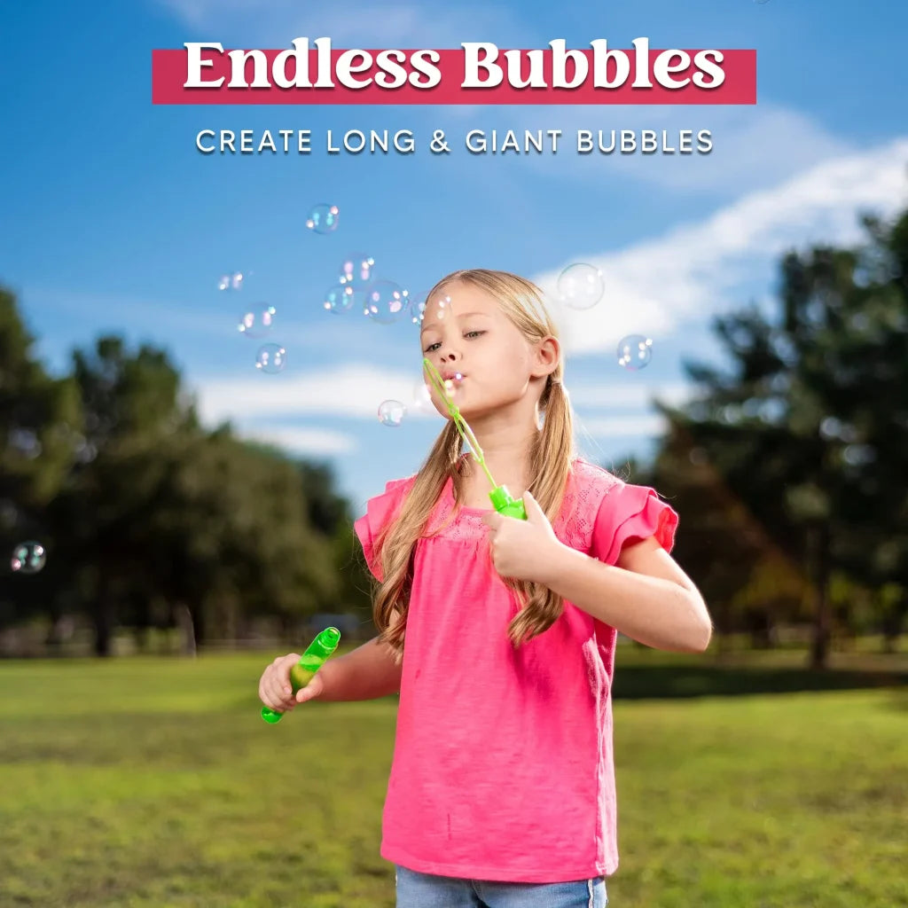 12Pcs Kids Bubble Wands Dinosaur 11in