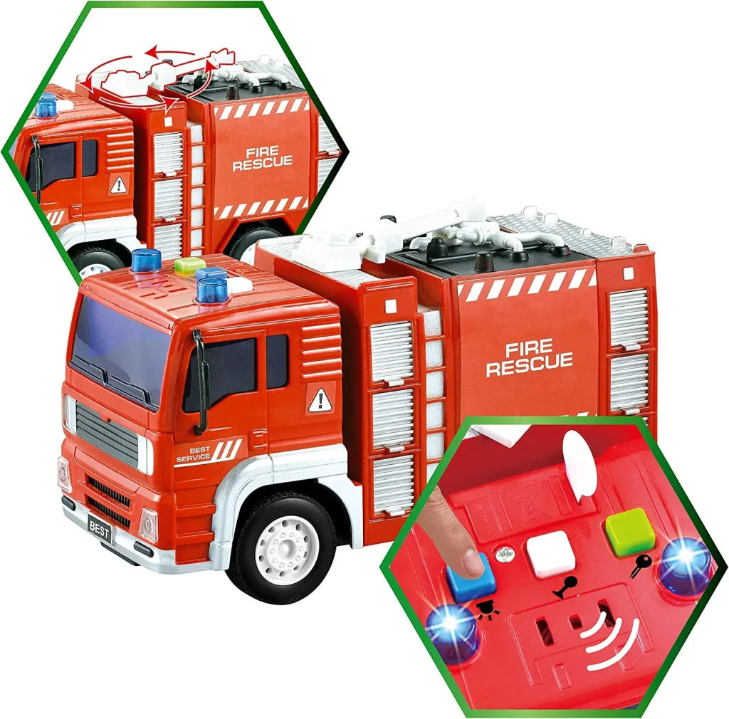 4pcs City Hero Emergency Vehicle Toys