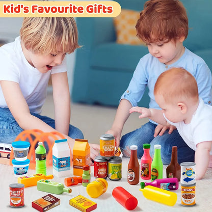 30pcs Pretend Play Kitchen Accessories