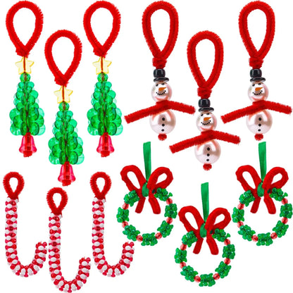 Christmas Beaded Ornament Crafts