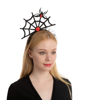 3Pcs Spider Web Headbands Cosplay