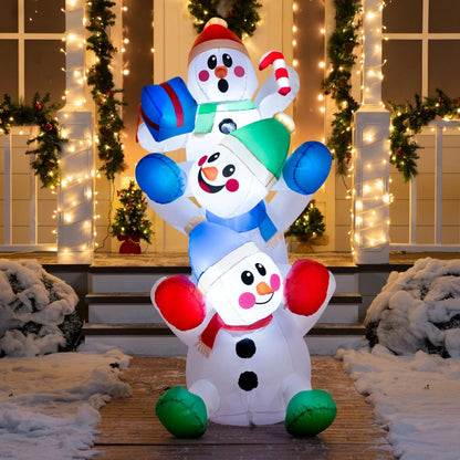 6ft LED Inflatable Snowman Decoration