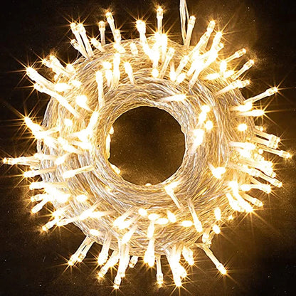 100 LED Clear Wire String Lights 42.98ft