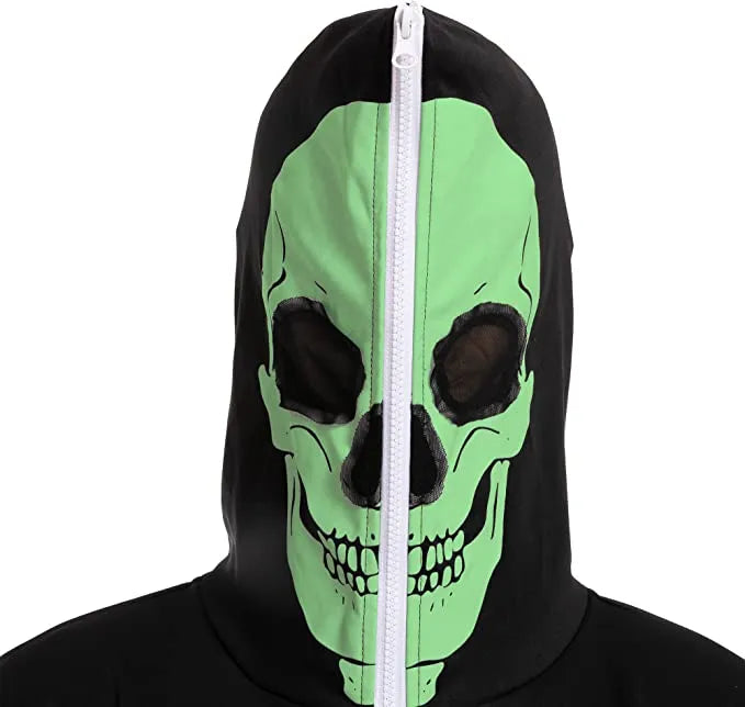 Mens Halloween Skeleton Jumpsuit