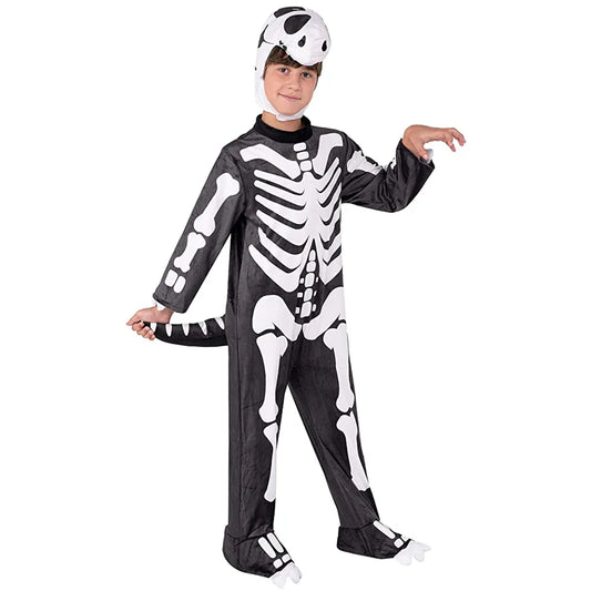 Kids T rex Skeleton Halloween Costume