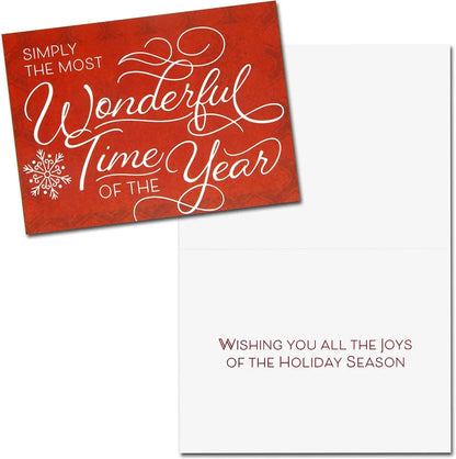 72pcs Christmas Holiday Greeting Cards