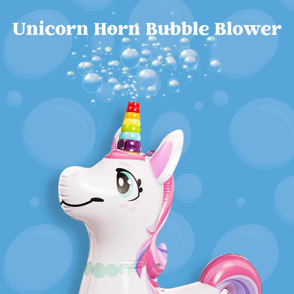 40in inflatable ride a unicorn costume Automatic Bubble Machine