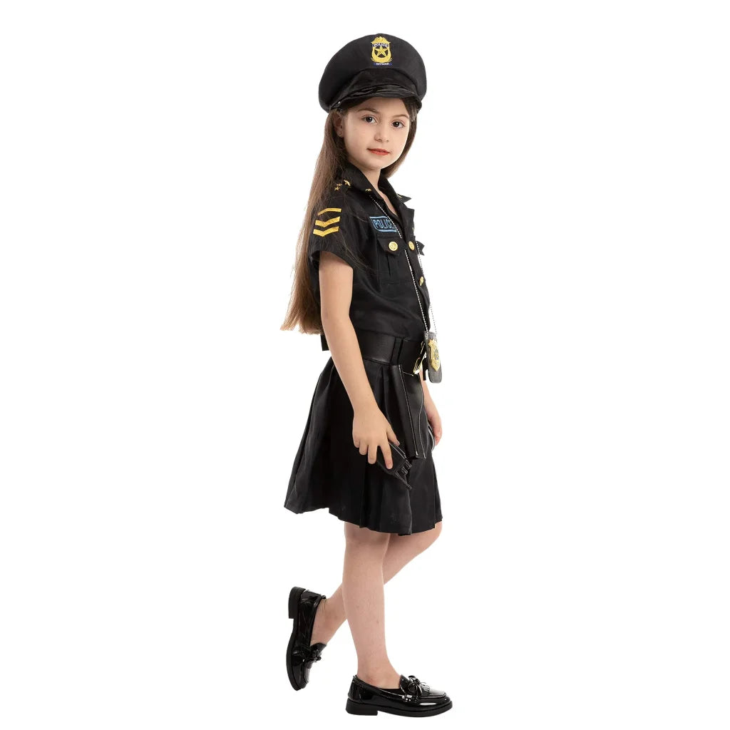 Girl Cop Halloween Costume