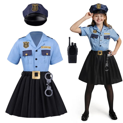 Girls Police Officer Costume