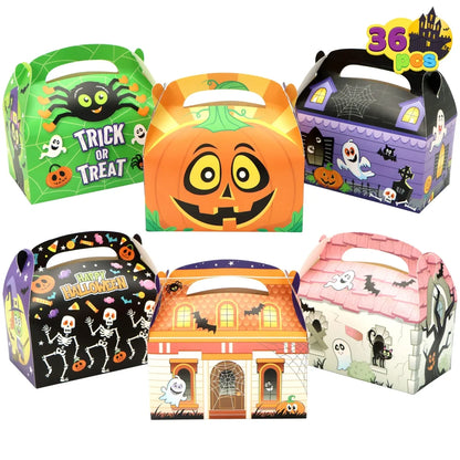 Bizzy-me 36pcs Cardboard Halloween Candy Box