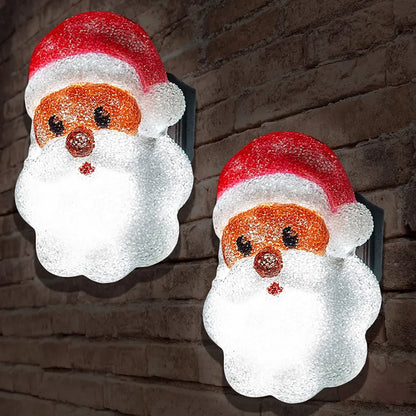 2pcs Christmas Santa Porch Light Cover