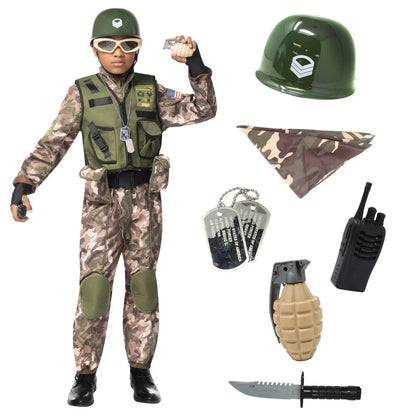 Kids Army Trooper Halloween Costume