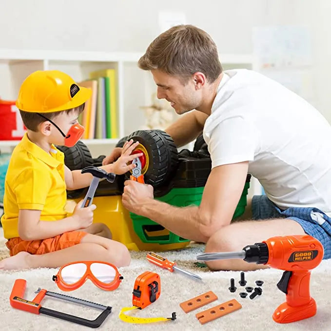 Kids Construction Worker Costume Set