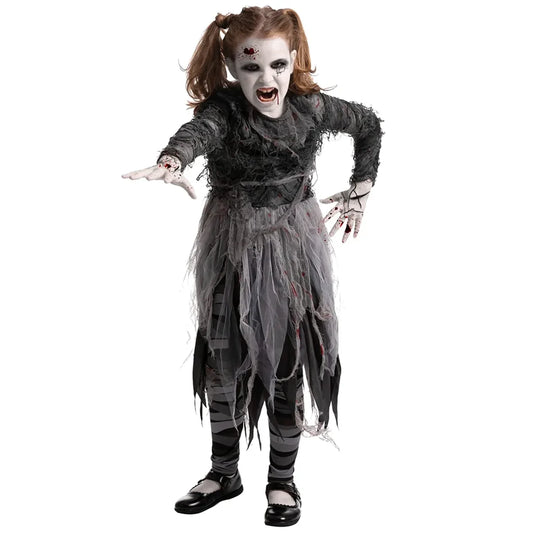 Girls Bandage Zombie Halloween Costume