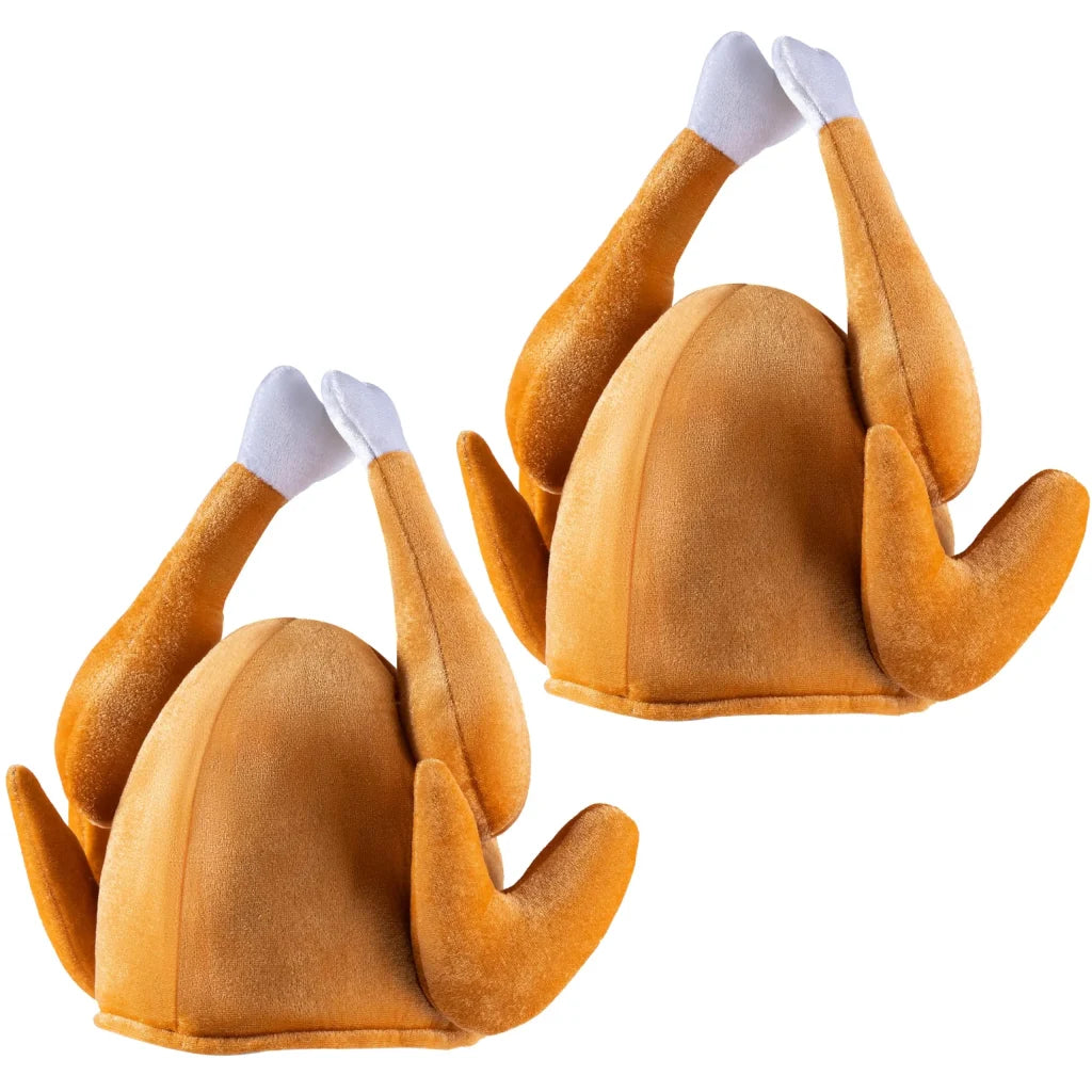 2 PCS Thanksgiving Roasted Turkey Hats