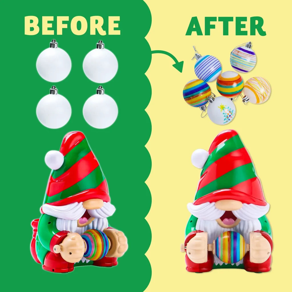 Elf Gnome DIY Christmas Ball Ornaments Arts And Crafts Set