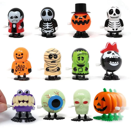 12 Pack Halloween Wind Up Toys