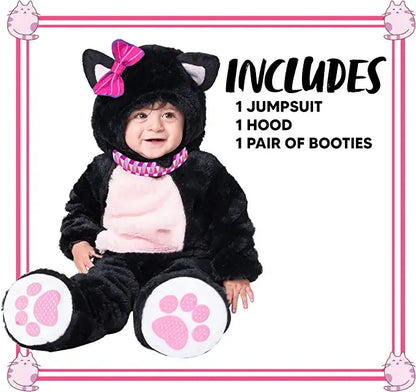 Baby Black Kitten Halloween Costume