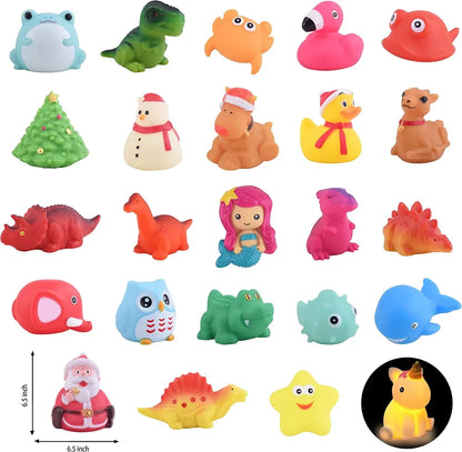 24 Days Light up Bath Toys Advent Calendar