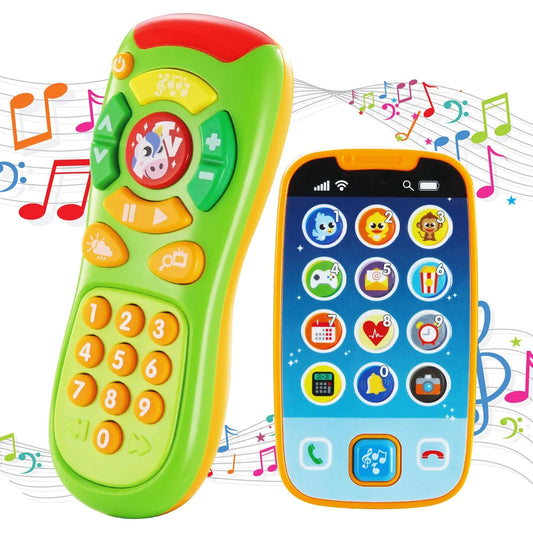 Baby Cell Phone Toys with Music and Remote V3