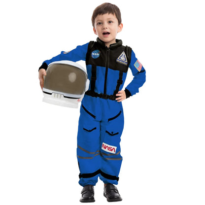 Kids Blue Astronaut Halloween Costume