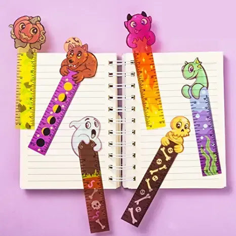 144Pcs Halloween Bookmark Rulers