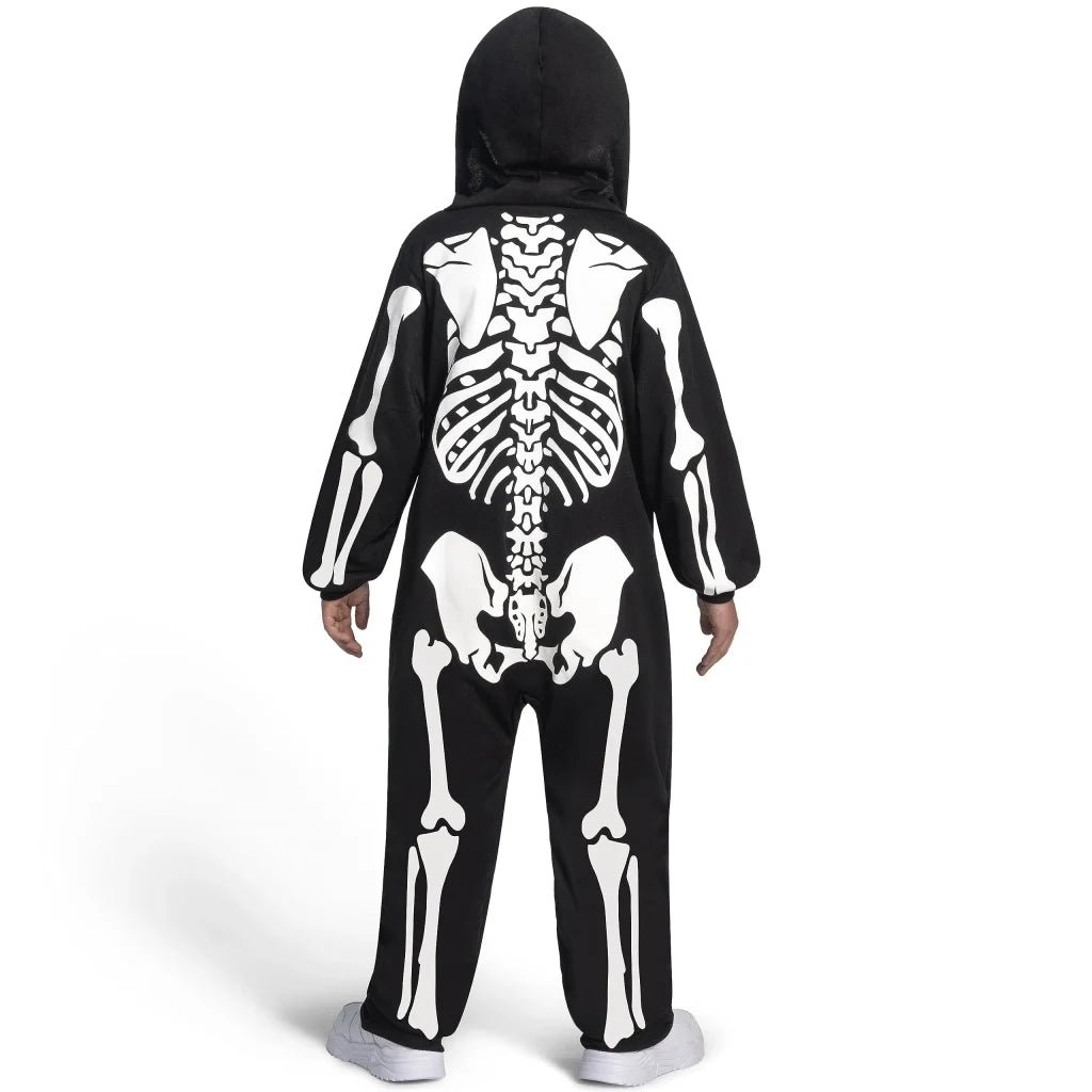 Kids Skeleton Jumpsuit Pajama Costume