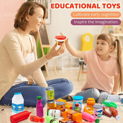 30pcs Pretend Play Kitchen Accessories