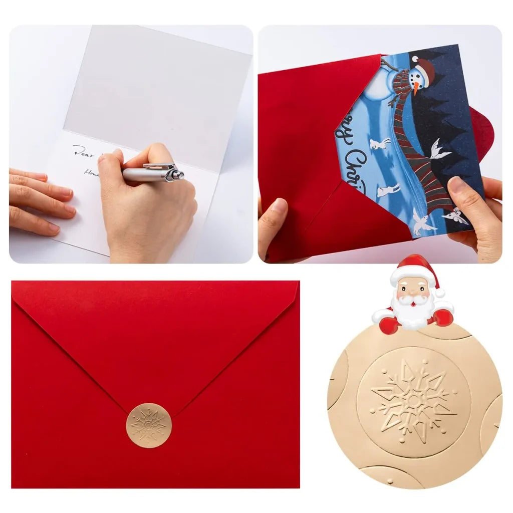 72pcs Snowman Christmas Card Set With Envelopes