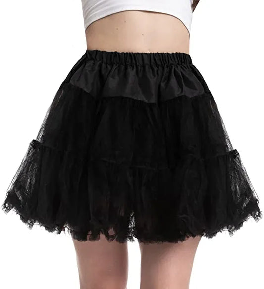 Womens Halloween Black Tutu Skirt