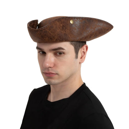 Adult Pirate Leather Hat