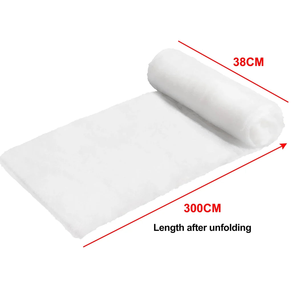 4pcs Thick White Soft Christmas Snow Blanket