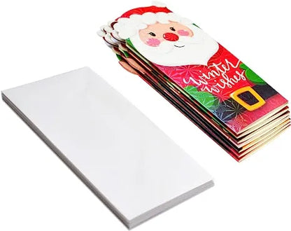 36Pcs Holographic Christmas Money Holder Cards