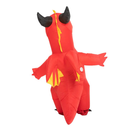 Kids Inflatable Red Dragon Halloween Costume