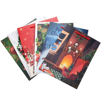 Christmas Goody Paper Bags, 18Pcs